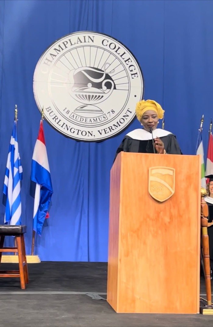 États-Unis/ Champlain College: Aminata Touré reçoit la distinction honoraire de Doctor Honoris Causa. États-Unis/ Champlain College: Aminata Touré reçoit la distinction honoraire de Doctor Honoris Causa.