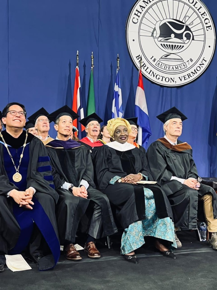 États-Unis/ Champlain College: Aminata Touré reçoit la distinction honoraire de Doctor Honoris Causa. États-Unis/ Champlain College: Aminata Touré reçoit la distinction honoraire de Doctor Honoris Causa.