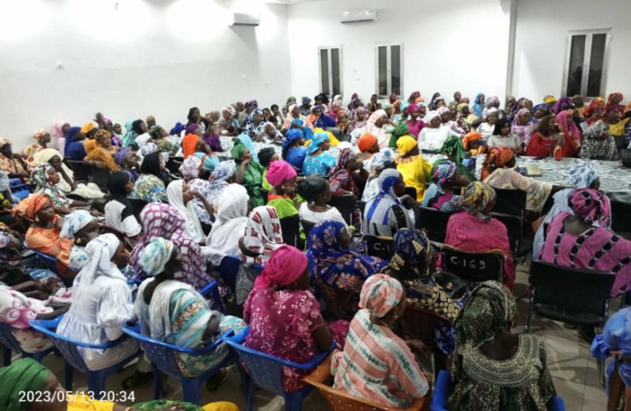 Kaolack/ Pour la réélection de Macky Sall: Astou Ndiaye et le pôle des femmes de Bby mobilisent plus de 300 grands électeurs de la région. Kaolack/ Pour la réélection de Macky Sall: Astou Ndiaye et le pôle des femmes de Bby mobilisent plus de 300 grands électeurs de la région.