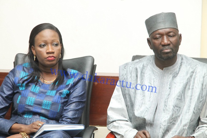 Les images de la conférence de presse du Garde des Sceaux, ministre de la Justice, Me Sidiki Kaba