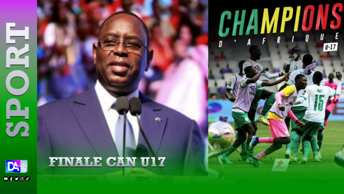 Grand chelem du Sénégal, le Président Macky Sall s’enflamme pour les Lionceaux : « Une CAN de plus dans l’escarcelle du Sénégal ! » Grand chelem du Sénégal, le Président Macky Sall s’enflamme pour les Lionceaux : « Une CAN de plus dans l’escarcelle du Sénégal ! »
