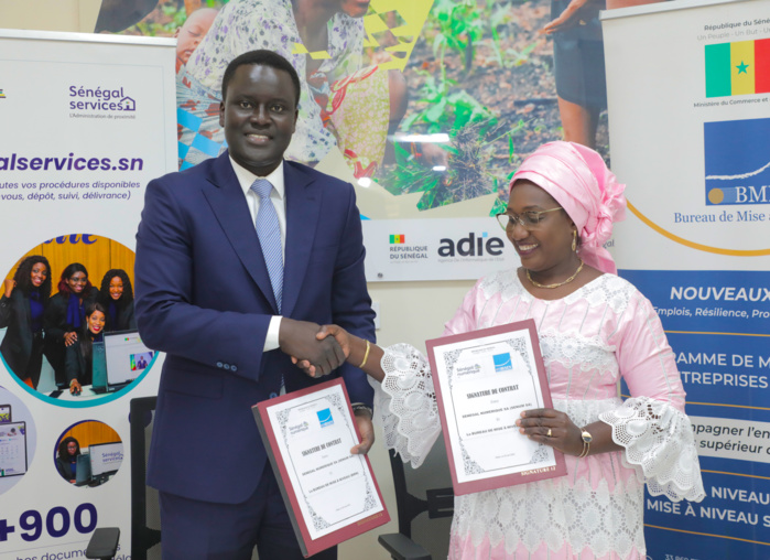 Le Bureau de mise à niveau et Sénégal Numérique ensemble pour la compétitivité des entreprises Le Bureau de mise à niveau et Sénégal Numérique ensemble pour la compétitivité des entreprises