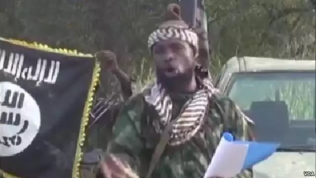 Le drapeau noir des islamistes de Boko Haram visible depuis le Niger