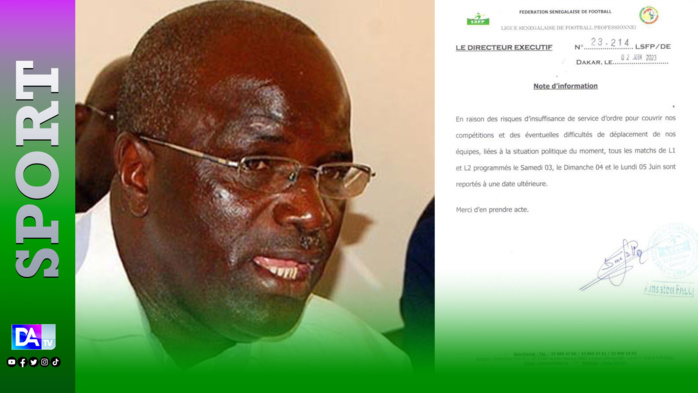 Manifestations / Championnat local : La Ligue Pro reporte tous les matchs de Ligue 1 et Ligue 2 prévus ce week-end Manifestations / Championnat local : La Ligue Pro reporte tous les matchs de Ligue 1 et Ligue 2 prévus ce week-end