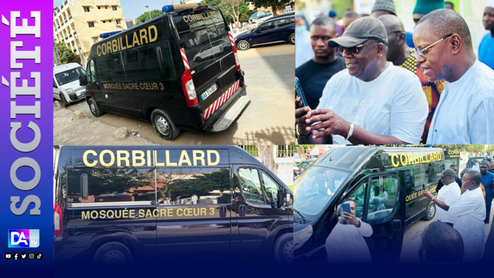 Mosquée 𝗦acré Cœur 3 : Quelques jours après l’incendie de leur corbillard, Matar Bâ leur offre un véhicule flambant neuf ! Mosquée 𝗦acré Cœur 3 : Quelques jours après l’incendie de leur corbillard, Matar Bâ leur offre un véhicule flambant neuf !