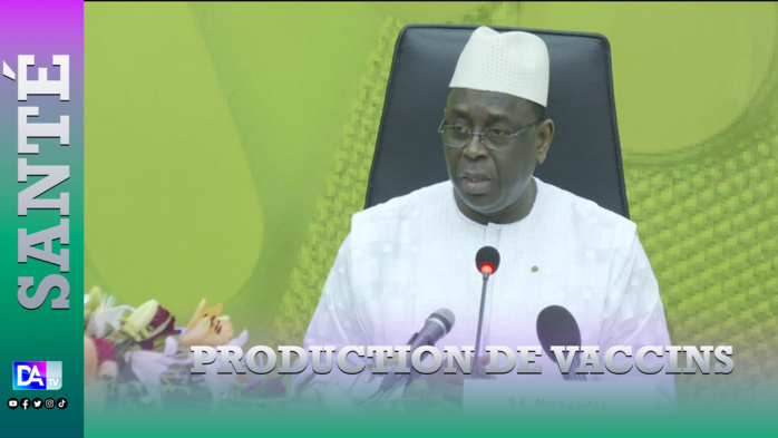 Production de vaccins: « Au Sénégal, le besoin en ressources humaines est estimée entre 9000 et 12000 professionnels pour atteindre l'objectif de 60% de production locale à l'horizon 2040 » (Macky Sall ) Production de vaccins: « Au Sénégal, le besoin en ressources humaines est estimée entre 9000 et 12000 professionnels pour atteindre l'objectif de 60% de production locale à l'horizon 2040 » (Macky Sall )