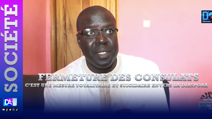 Fermeture des consulats: « C’est une mesure totalitaire et suicidaire envers la Diaspora »(Boubacar Seye, HSF) Fermeture des consulats: « C’est une mesure totalitaire et suicidaire envers la Diaspora »(Boubacar Seye, HSF)