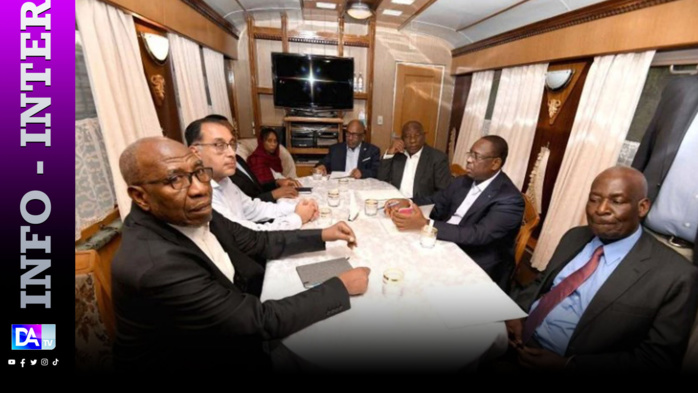 Médiation pour l'Ukraine: le président sud-africain et d'autres dirigeants africains à Boutcha Médiation pour l'Ukraine: le président sud-africain et d'autres dirigeants africains à Boutcha