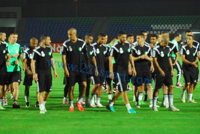 Les images de la dernière séance d'entrainement des "Fennecs" d'Algerie