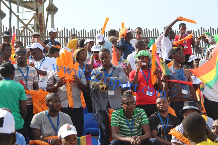 Mongomo : les images d'avant match Sénégal-Ghana