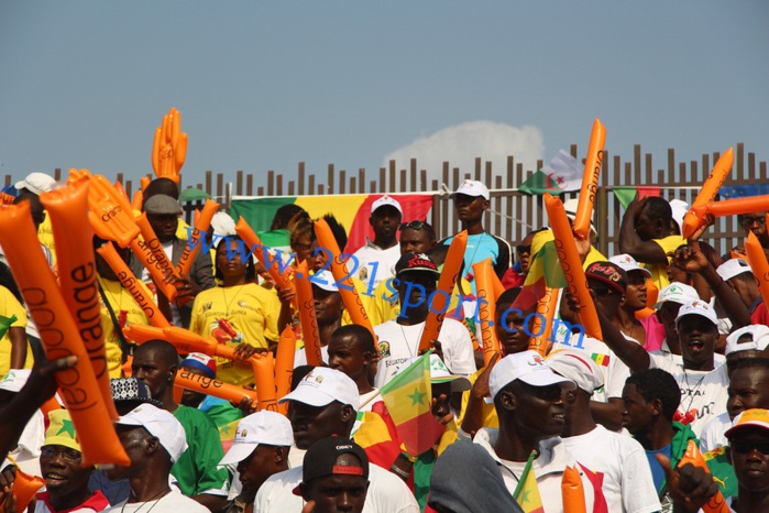 Mongomo : les images d'avant match Sénégal-Ghana