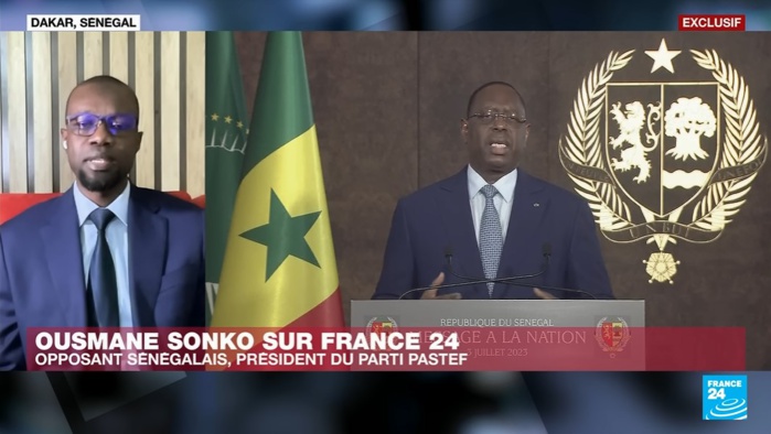 Ousmane Sonko sur « une médiation entre lui et Macky Sall: « Je ne discute pas, le couteau à la gorge » Ousmane Sonko sur « une médiation entre lui et Macky Sall: « Je ne discute pas, le couteau à la gorge »