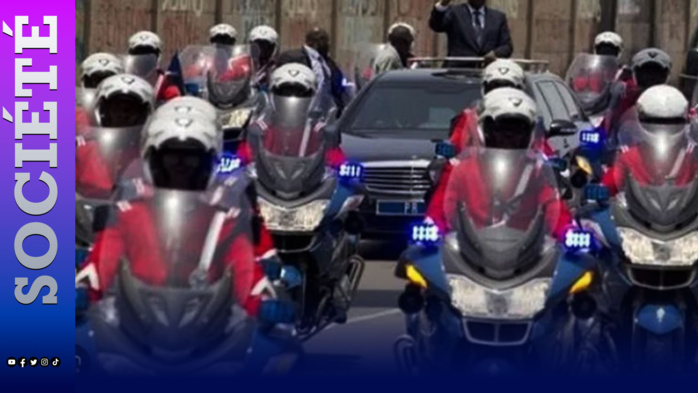 Sortie de l’AIBD: Un motard du cortège présidentiel victime d’un accident