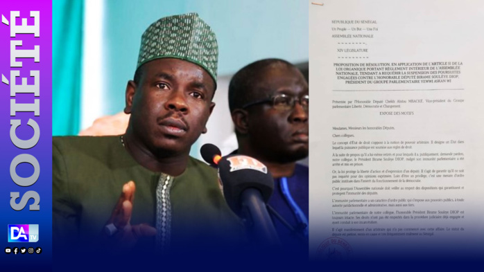 Assemblée nationale : La résolution de députés du groupe parlementaire Liberté -démocratie et Changement pour l’arrêt des poursuites contre Birame Soulèye Diop
