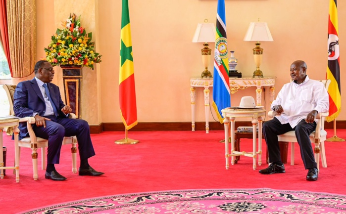 Visite officielle en Ouganda : Le président Macky Sall et son homologue Ougandais réaffirment "leur ferme engagement à renforcer davantage les bonnes relations entre les deux pays."