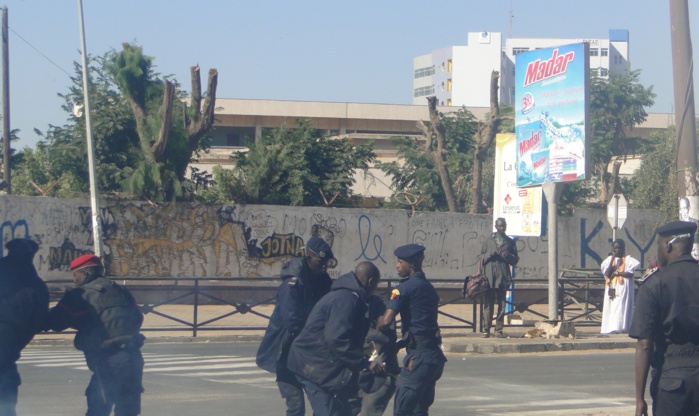 Farba Senghor jusqu'à présent entre les mains de la police...