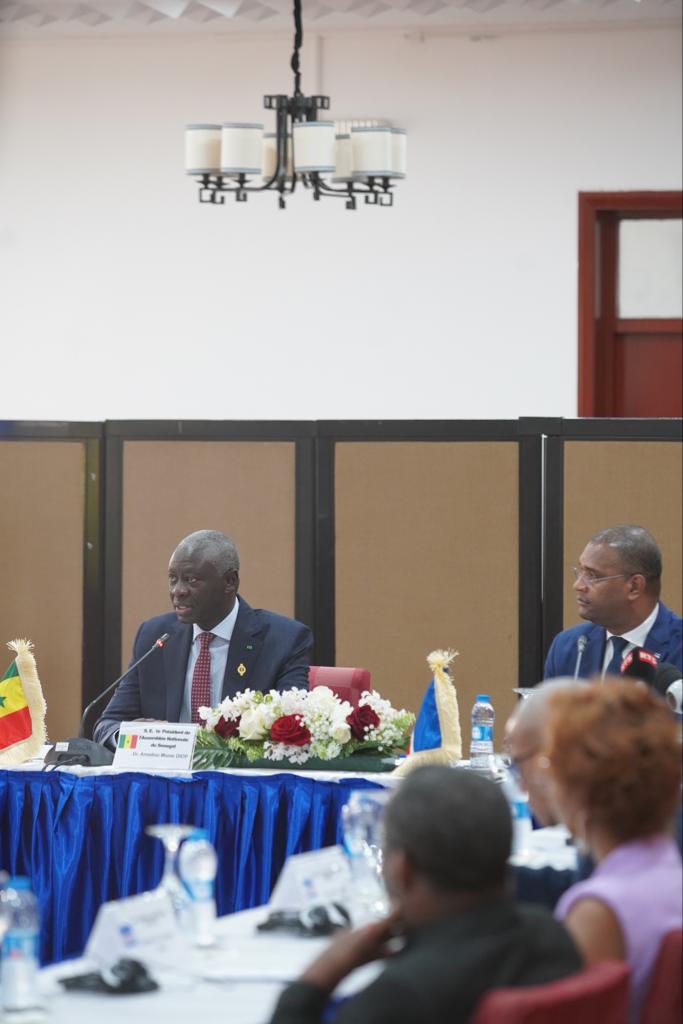 Coopération parlementaire : Le président de l’Assemblée nationale Amadou Mame Diop chez son homologue du Cap-Vert Coopération parlementaire : Le président de l’Assemblée nationale Amadou Mame Diop chez son homologue du Cap-Vert