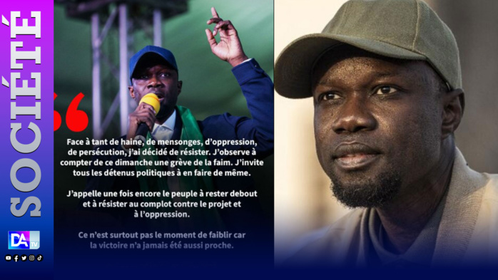 Palais de justice : Ousmane Sonko entame une grève de la faim Palais de justice : Ousmane Sonko entame une grève de la faim