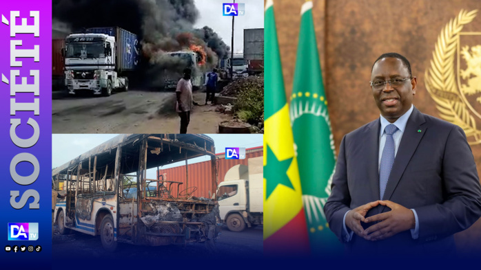 Attentat au cocktail Molotov sur un bus TATA à Yarakh: « Les auteurs seront mis hors d’état de nuire » (Macky Sall) Attentat au cocktail Molotov sur un bus TATA à Yarakh: « Les auteurs seront mis hors d’état de nuire » (Macky Sall)