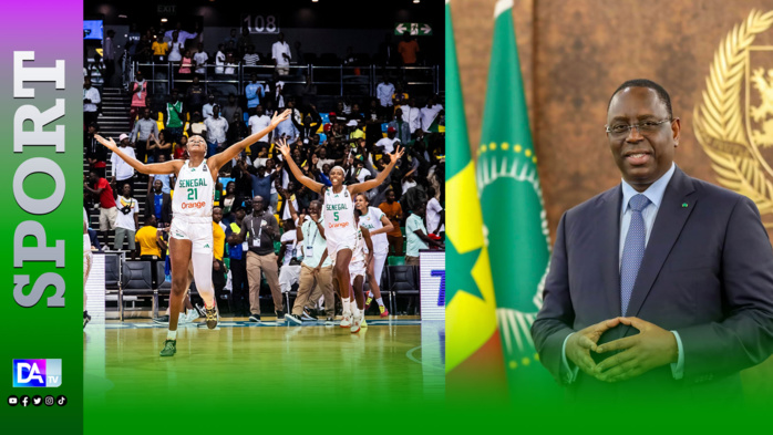 Qualification des Lionnes en finale de l’Afrobalset et aux jeux de la francophonie, le président Macky Sall applaudit : « Bravo, Dem ba diekh ! » Qualification des Lionnes en finale de l’Afrobalset et aux jeux de la francophonie, le président Macky Sall applaudit : « Bravo, Dem ba diekh ! »