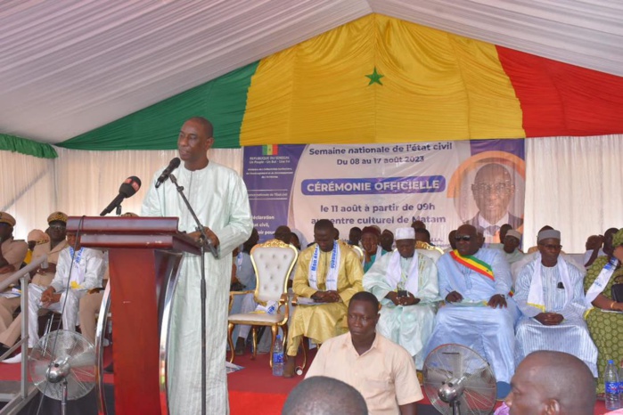 SEMAINE NATIONALE DE L’ÉTAT CIVIL À MATAM : Le ministre Mamadou Talla revient sur le sens de cette célébration. SEMAINE NATIONALE DE L’ÉTAT CIVIL À MATAM : Le ministre Mamadou Talla revient sur le sens de cette célébration.