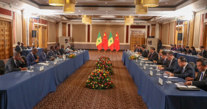 Rencontre entre Le Président Macky Sall et le Président XI Jinping au sommet des BRICS : « Le Sénégal est la perle de l’Afrique de l’Ouest » Rencontre entre Le Président Macky Sall et le Président XI Jinping au sommet des BRICS : « Le Sénégal est la perle de l’Afrique de l’Ouest »