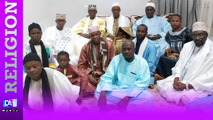 Magal de Touba : la communaute khadre de la cité religieuse de Taslima (Bounkiling) reçue par le Khalife général des mourides Serigne Mountakha Mbacké. Magal de Touba : la communaute khadre de la cité religieuse de Taslima (Bounkiling) reçue par le Khalife général des mourides Serigne Mountakha Mbacké.