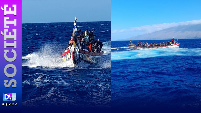 Îles Canaries: Le navire Salvamar Adhara localise une embarcation avec à son bord 97 personnes dont 2 femmes et 5 enfants Îles Canaries: Le navire Salvamar Adhara localise une embarcation avec à son bord 97 personnes dont 2 femmes et 5 enfants