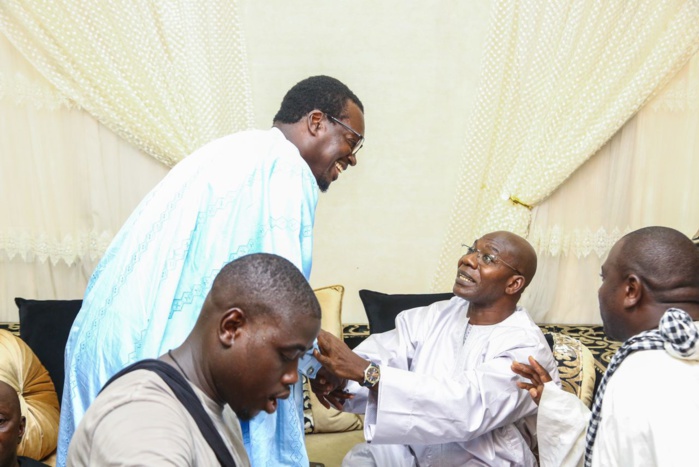 Visite à Touba : Le Khalife général des mourides a prié pour Mamadou Kassé de la SICAP SA