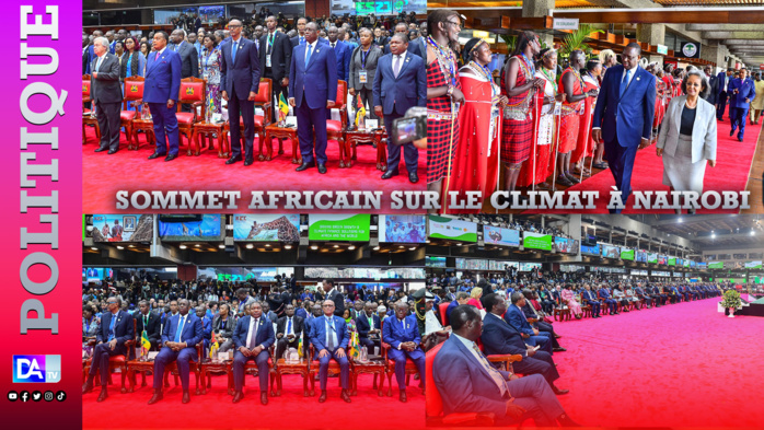 Sommet africain sur le climat à Nairobi : "Nous avons l’ambition de porter à 40% la part des énergies renouvelables dans notre mix énergétique d’ici 2030" (Macky Sall).