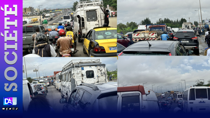Dakar : Embouteillages monstrueux après la forte pluie de ce matin