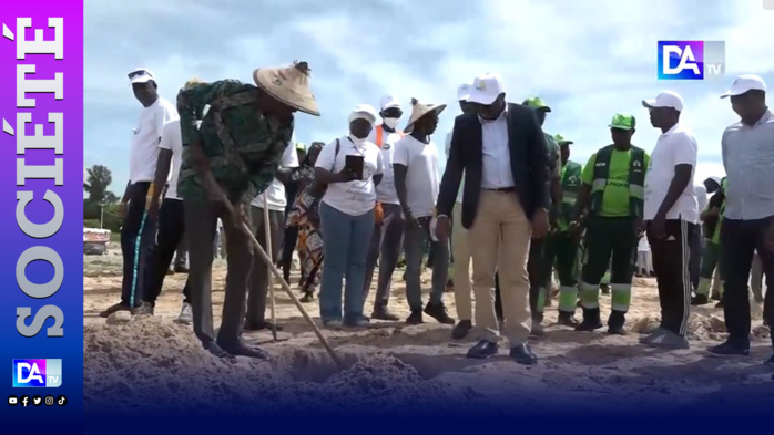 Saly : La Sapco nettoie la plage et case les antiquaires, commerçants et artisans Saly : La Sapco nettoie la plage et case les antiquaires, commerçants et artisans