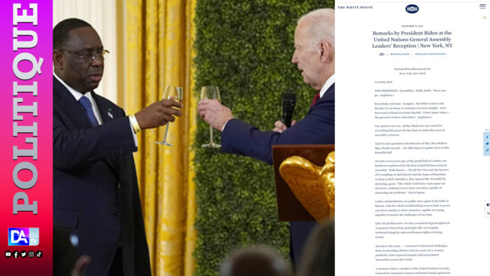« Invitation de Biden à Macky Sall »: Ce qu’il faut savoir sur la réception du Président « matériellement » impossible au musée métropolitain d'art de New York … « Invitation de Biden à Macky Sall »: Ce qu’il faut savoir sur la réception du Président « matériellement » impossible au musée métropolitain d'art de New York …