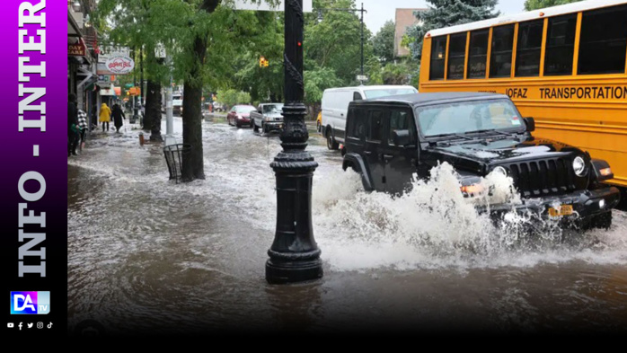 New York inondée et en partie paralysée par des pluies torrentielles New York inondée et en partie paralysée par des pluies torrentielles