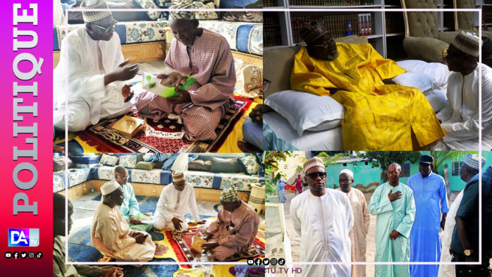 Présidentielle 2024: Le candidat, Amadou Seck, reçu par le khalife de Médina Baye et les autres familles religieuses ( images)