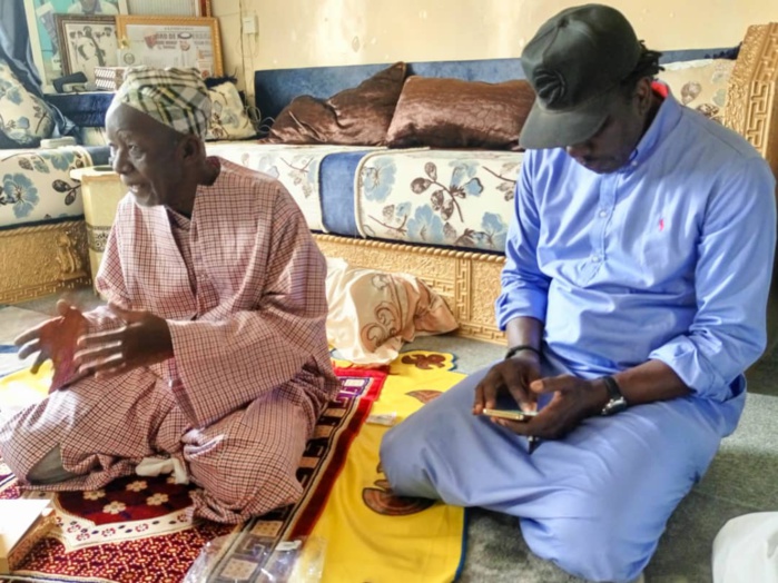 Présidentielle 2024: Le candidat, Amadou Seck, reçu par le khalife de Médina Baye et les autres familles religieuses ( images)
