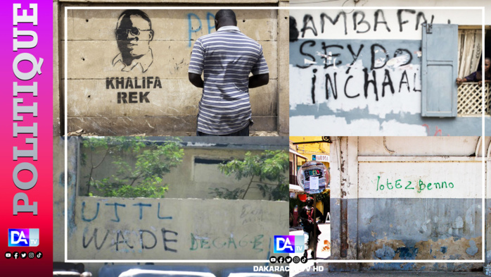 Graffitis sur les murs au nom des candidats politiques à l'élection présidentielle, acte de vandalisme ou communication politique? Graffitis sur les murs au nom des candidats politiques à l'élection présidentielle, acte de vandalisme ou communication politique?