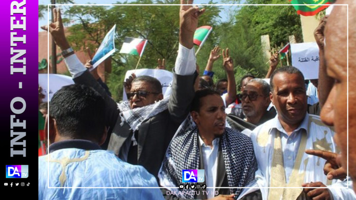 Mauritanie: manifestation de solidarité avec les Palestiniens