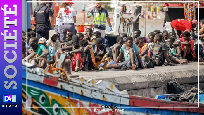 Espagne: Arrivée d'une embarcation avec un effectif record de 320 migrants sénégalais à bord
