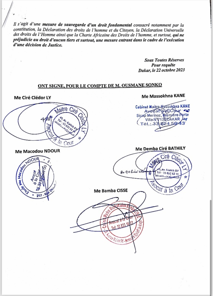 Réintégration de Ousmane Sonko : les avocats de l’opposant saisissent la CENA pour dessaisir la DGE. Réintégration de Ousmane Sonko : les avocats de l’opposant saisissent la CENA pour dessaisir la DGE.