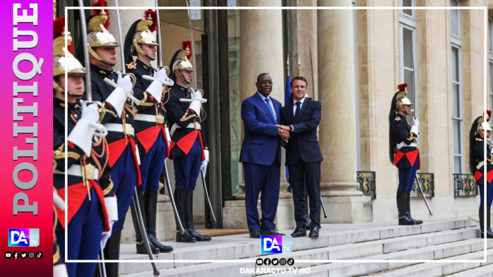 Élysée: Le Président Macky Sall reçu par son homologue français, Emmanuel Macron Élysée: Le Président Macky Sall reçu par son homologue français, Emmanuel Macron