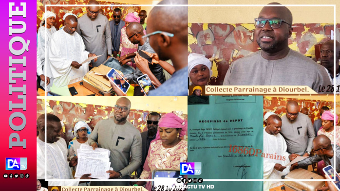 DIOURBEL- Moustapha Guèye, Dg du Crous de Bambey remet à Pape Diouf 16.860 parrains pour Amadou Bâ, passe en tête et promet 15 000 autres dans la semaine DIOURBEL- Moustapha Guèye, Dg du Crous de Bambey remet à Pape Diouf 16.860 parrains pour Amadou Bâ, passe en tête et promet 15 000 autres dans la semaine