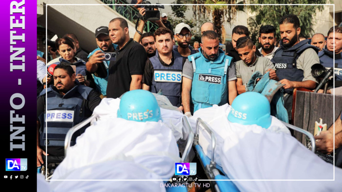 Conflit israélo-palestinien: 41 journalistes tués depuis le début du conflit.