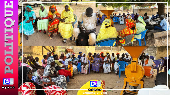 Village de Palado : La députée Adji Mergane Kanouté offre un moulin électrique à la population Village de Palado : La députée Adji Mergane Kanouté offre un moulin électrique à la population