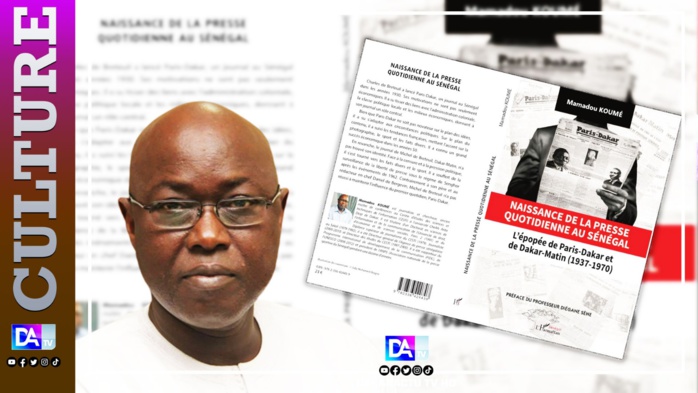 Média : Le Doyen Mamadou Koume retrace la naissance de la presse quotidienne de 1937 à 1970 dans un livre