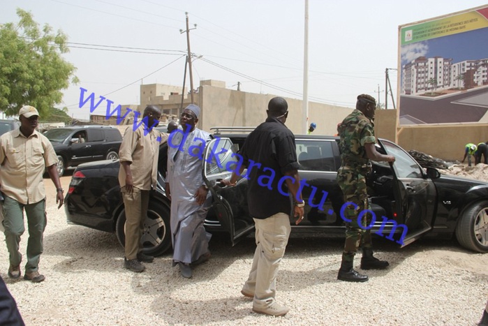 Le président de la République Macky Sall a visité le chantier de Keur Ngane (IMAGES)