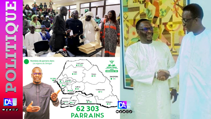 Parrainages pour le 117-  Amadou Bâ empoche 62 303 nouvelles signatures récoltées par la coalition «  Sénégal D’abord Win to Win »