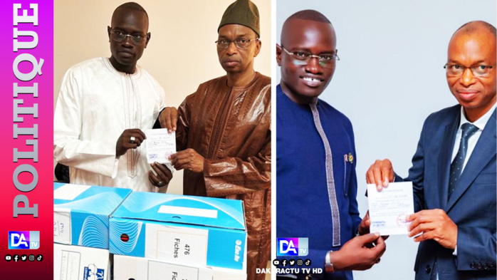 KOLDA : Le délégué régional au parrainage Moussa Baldé (MESRI) remet 115 360 signatures au délégué national Abdoulaye Diagne... KOLDA : Le délégué régional au parrainage Moussa Baldé (MESRI) remet 115 360 signatures au délégué national Abdoulaye Diagne...