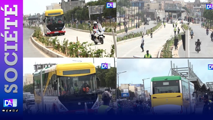 Le ministre du Transport réceptionne un lot de 121 bus pour le compte du BRT