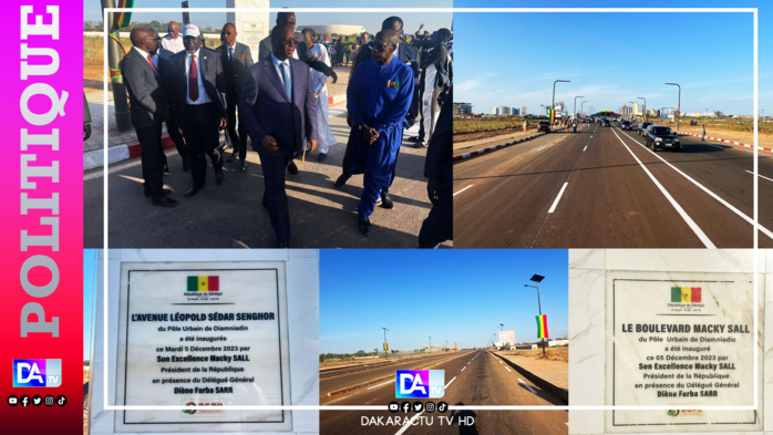 Diamniadio/ Boulevard Macky Sall: " Vous pouvez aisément deviner la joie qui est la mienne de voir mon nom attaché à une artère qui croise l'avenue dédiée au père de la Nation que fut Léopold Sedar Senghor".